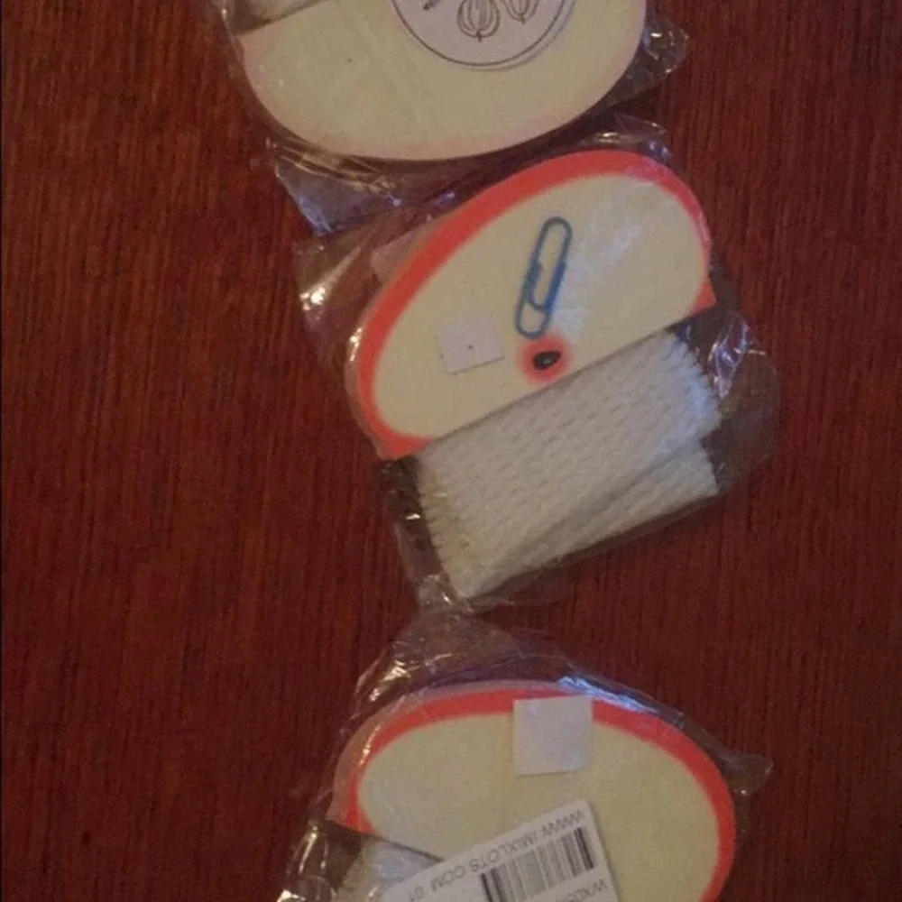 Apple sticky notes~~Adorable!!  Set‎ of 3